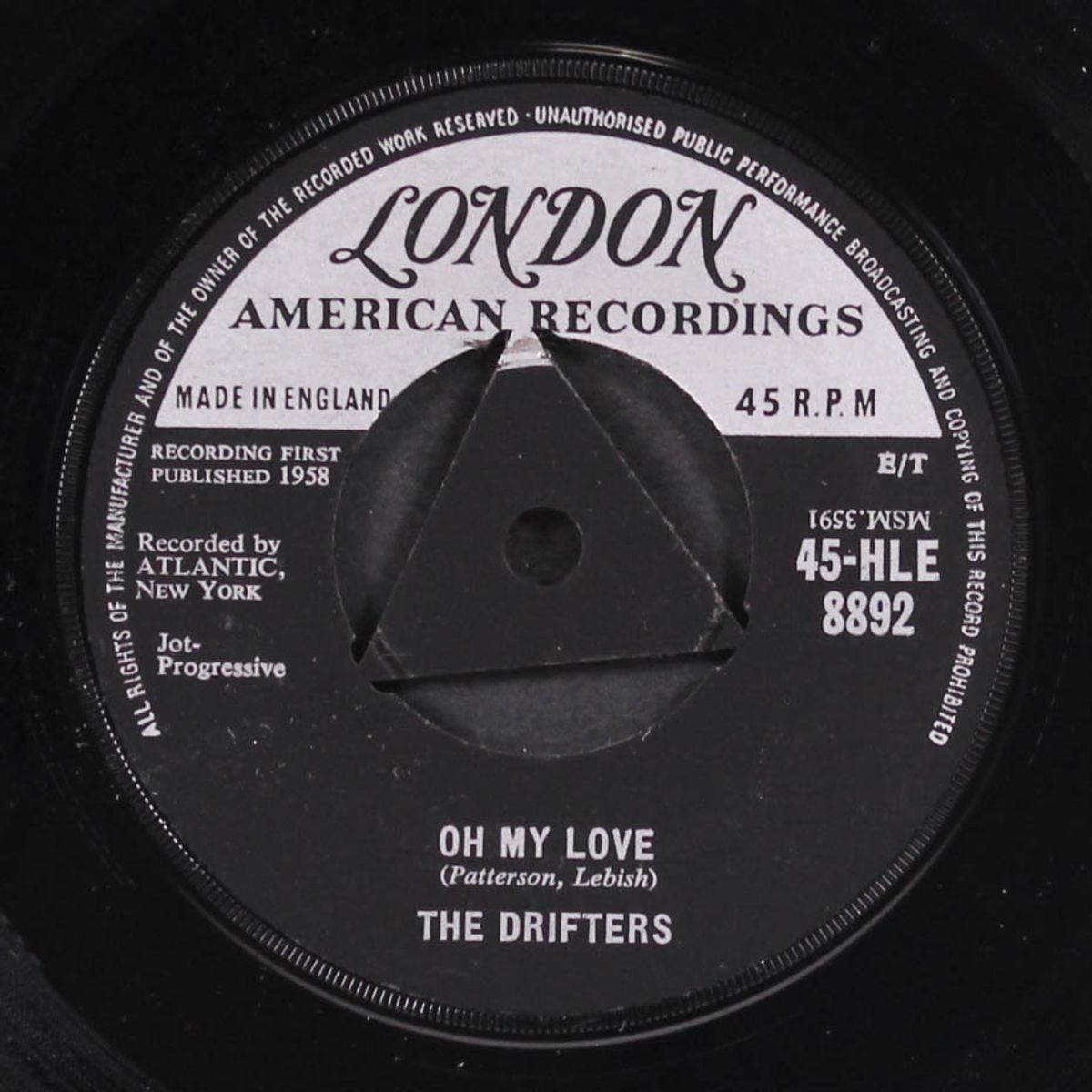 there goes my baby / oh my love by DRIFTERS
