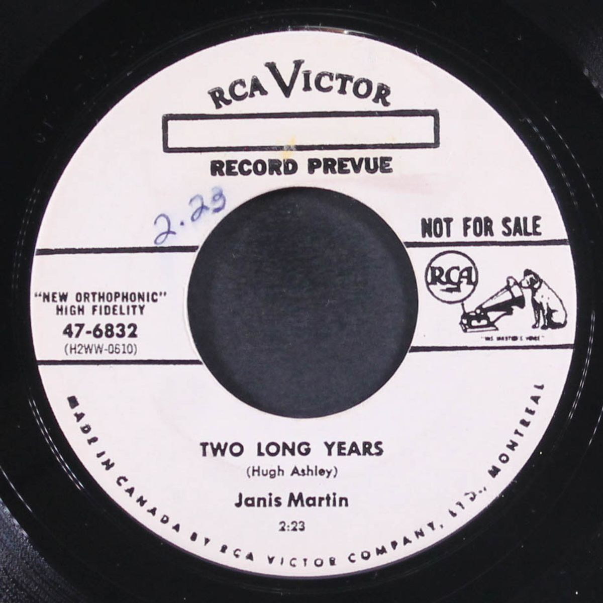 love me to pieces / ten long years by JANIS MARTIN