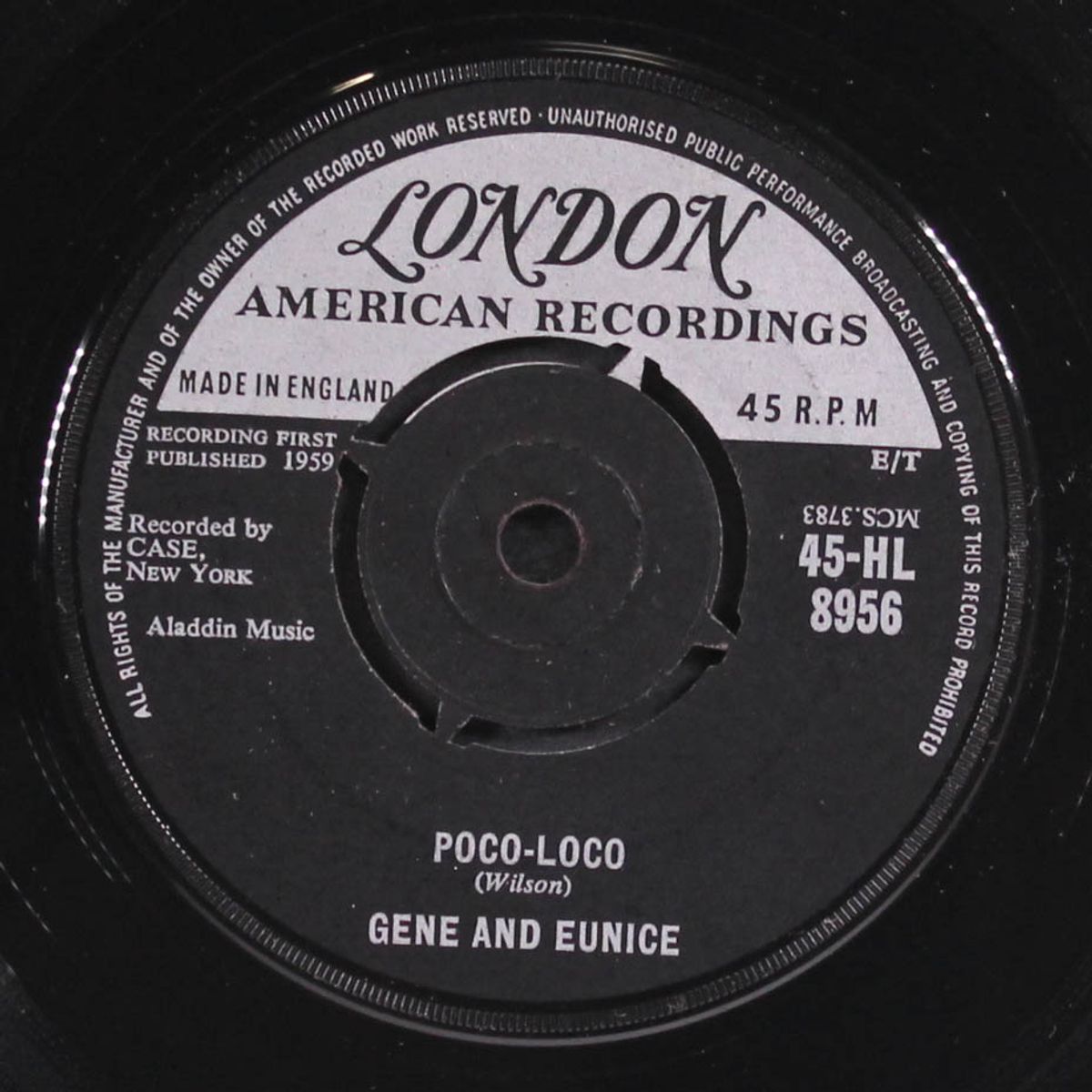 poco-loco / go-on kokomo by GENE & EUNICE