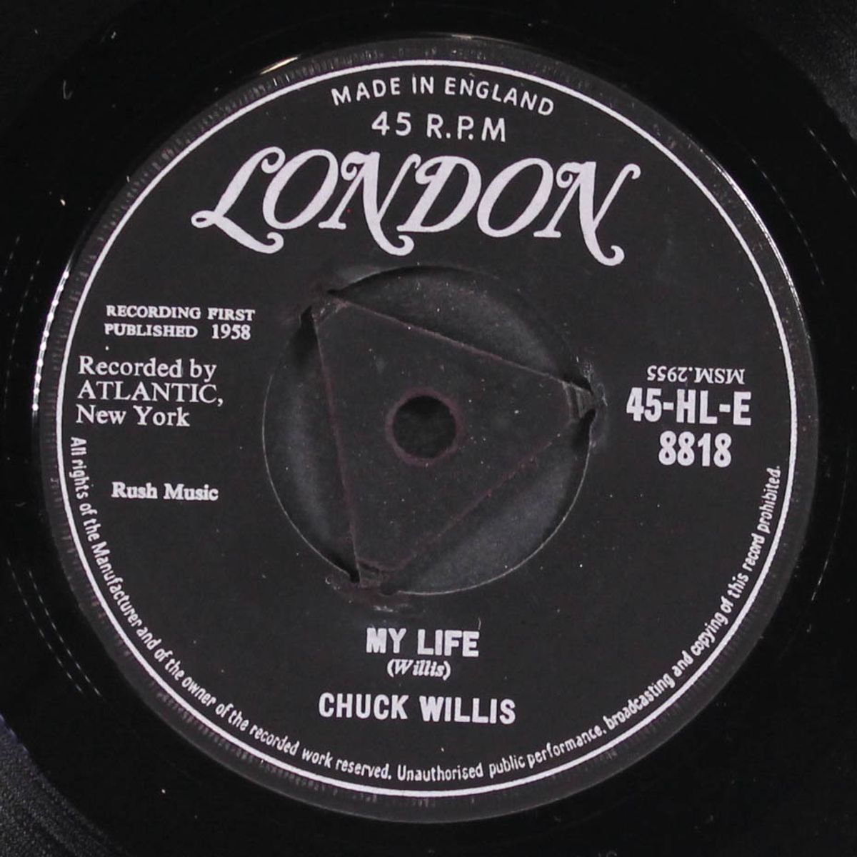 thunder and lightning / my life by CHUCK WILLIS