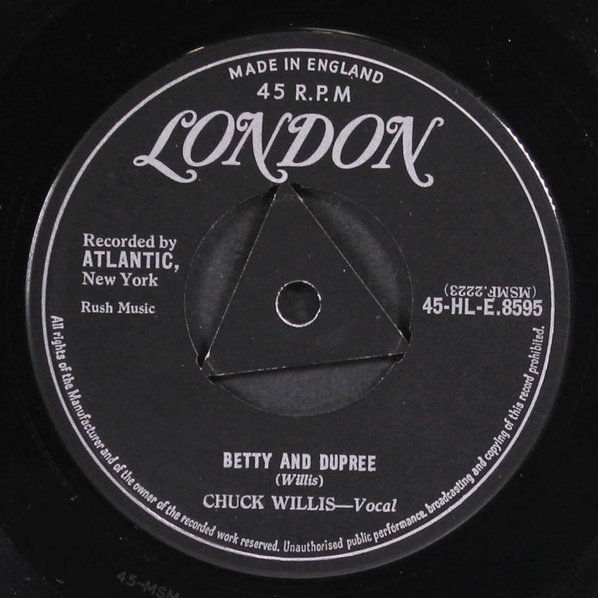betty and dupree / my crying eyes by CHUCK WILLIS
