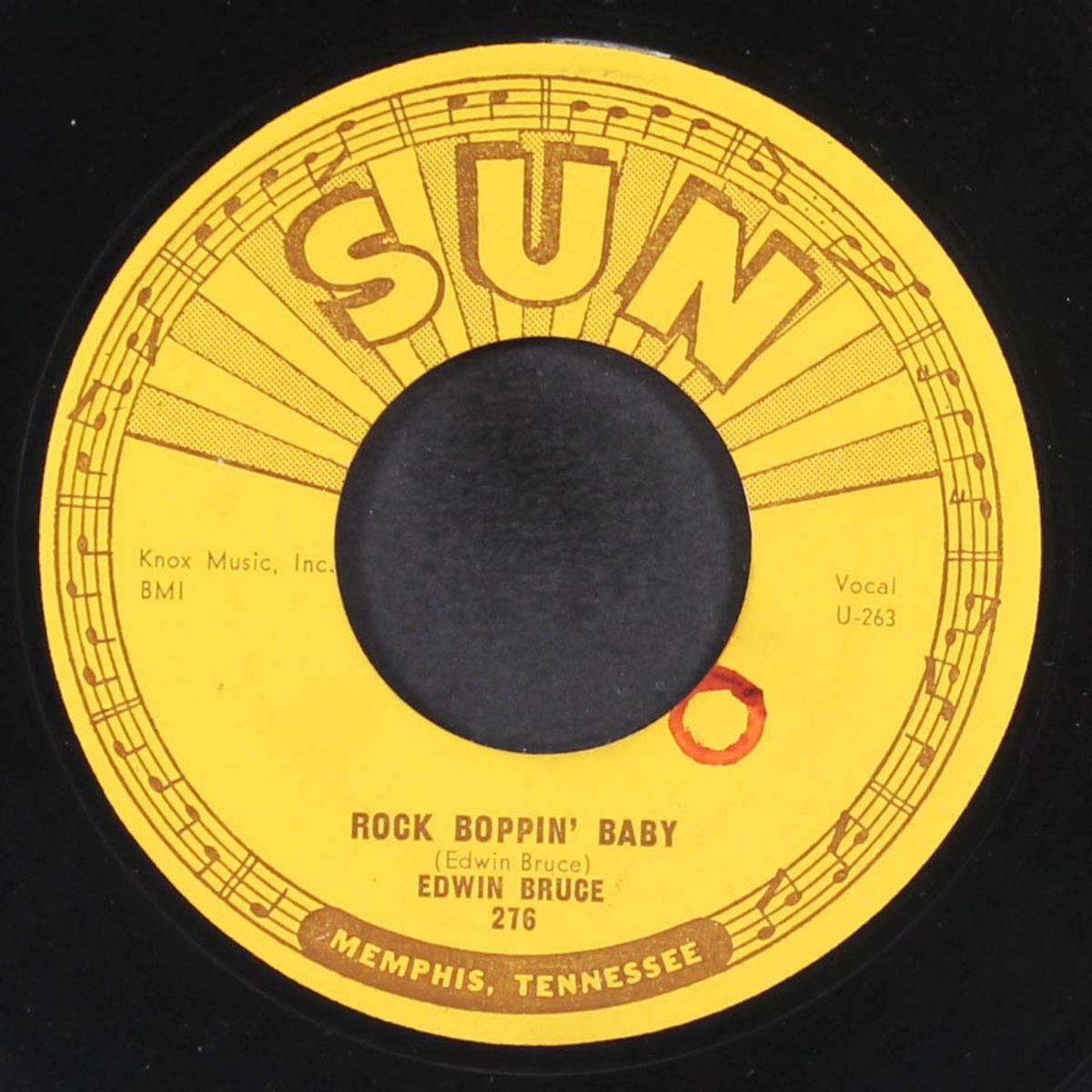 rock boppin' baby / more than yesterday by EDWIN BRUCE