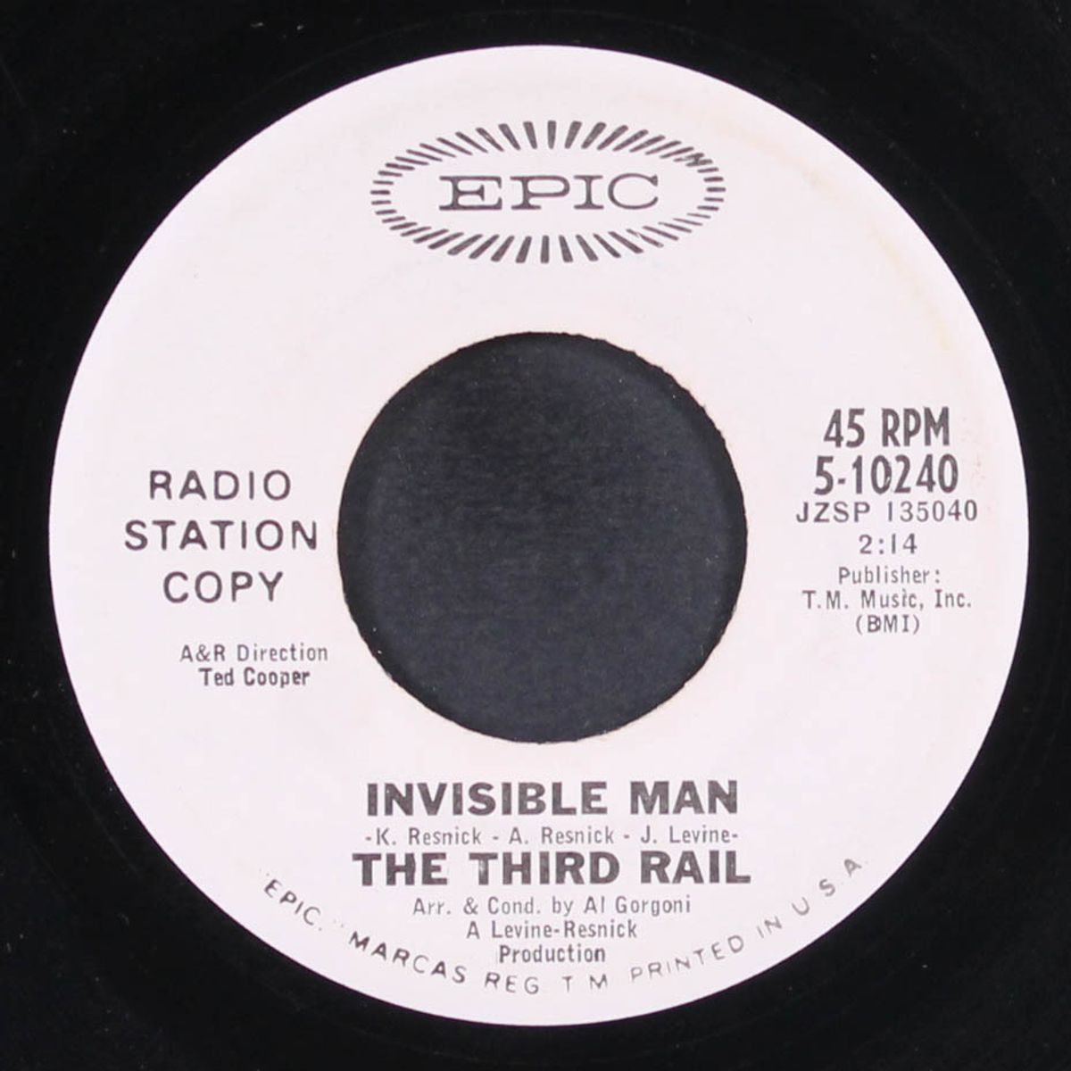 boppa do down down / invisible man by THIRD RAIL