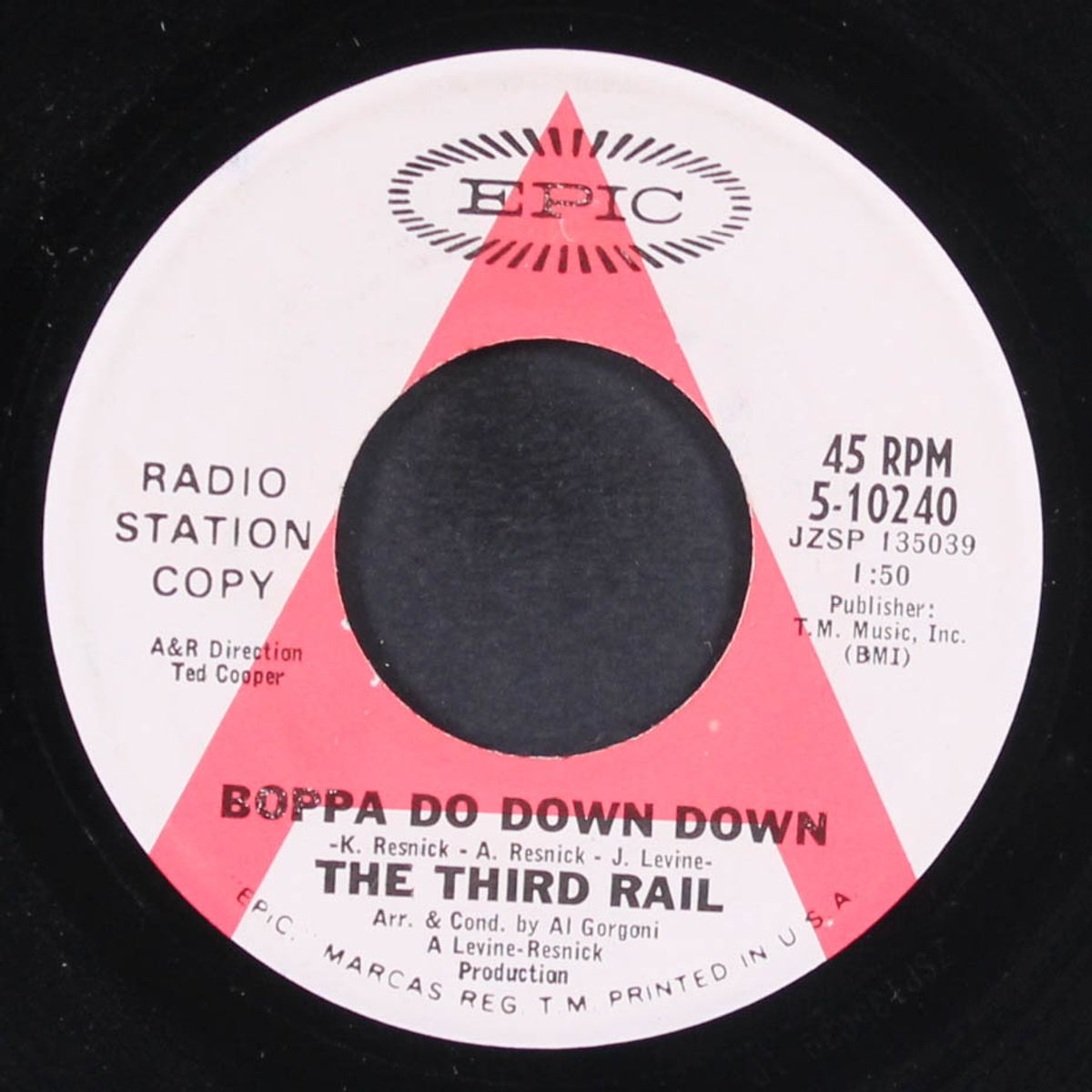 boppa do down down / invisible man by THIRD RAIL