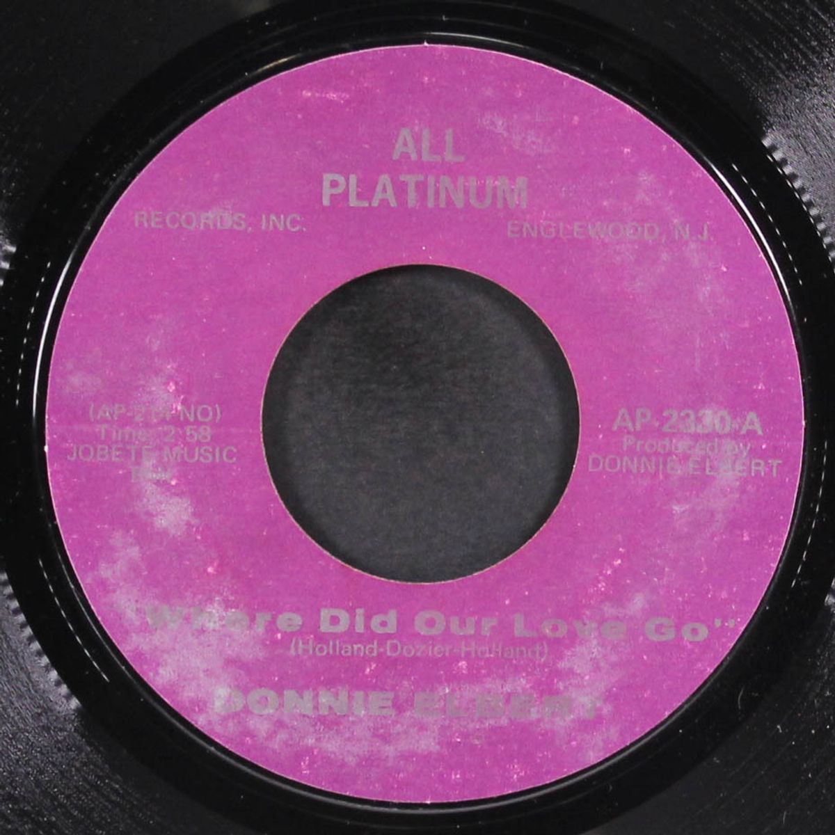 where did our love go / that's if you love me by DONNIE ELBERT