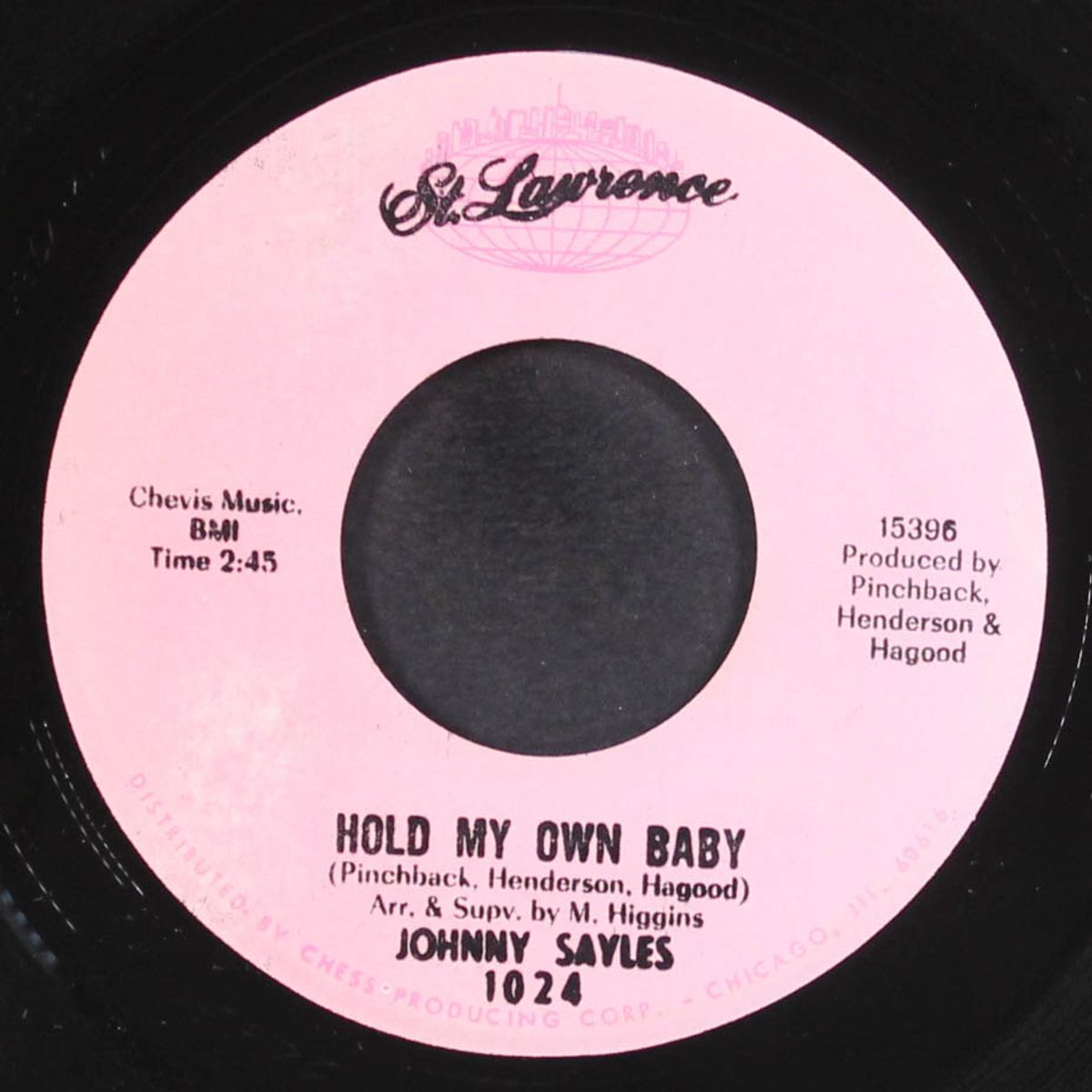 i can't get enough / hold my own baby by JOHNNY SAYLES