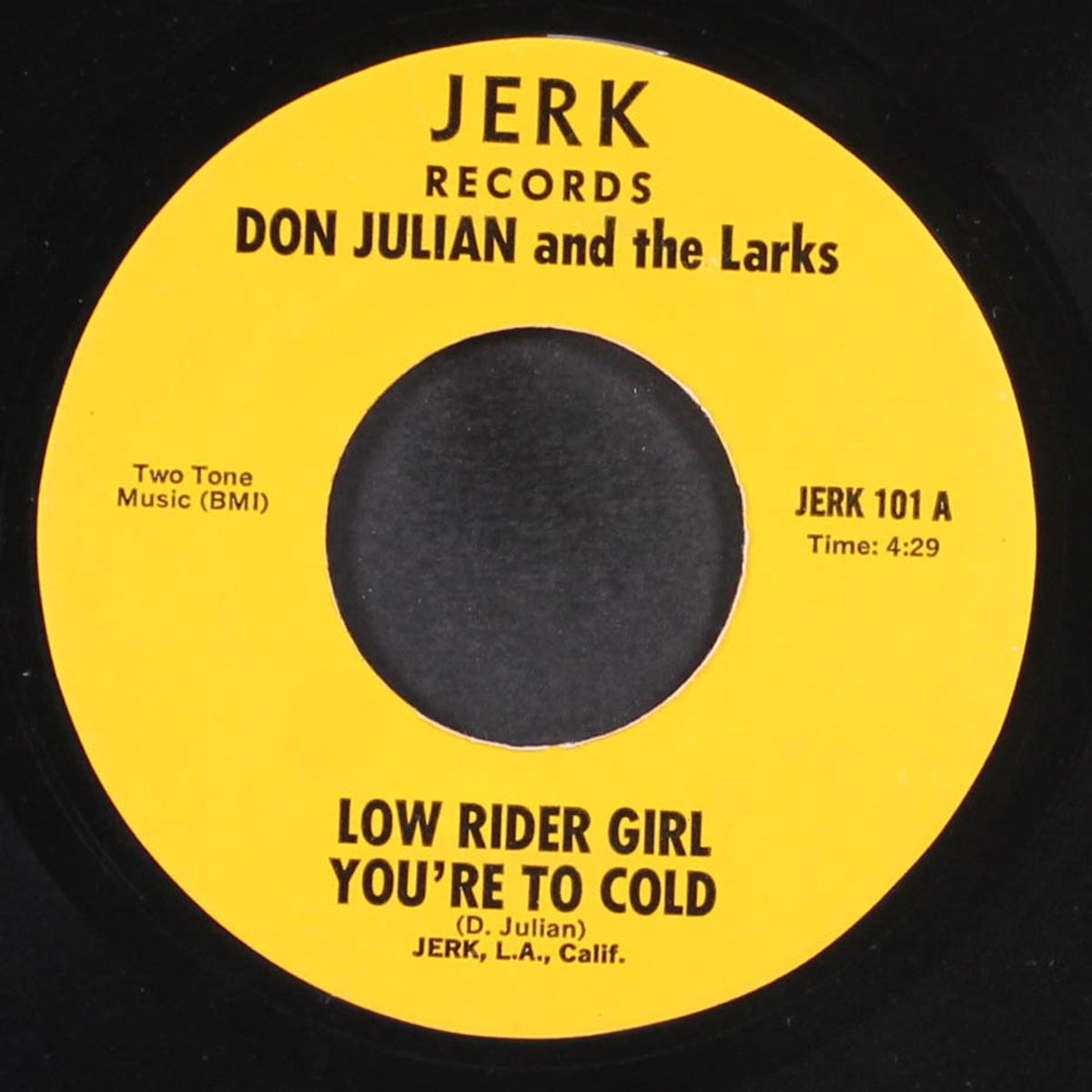 low rider girl / every body let's cruise by DON JULIAN & LARKS