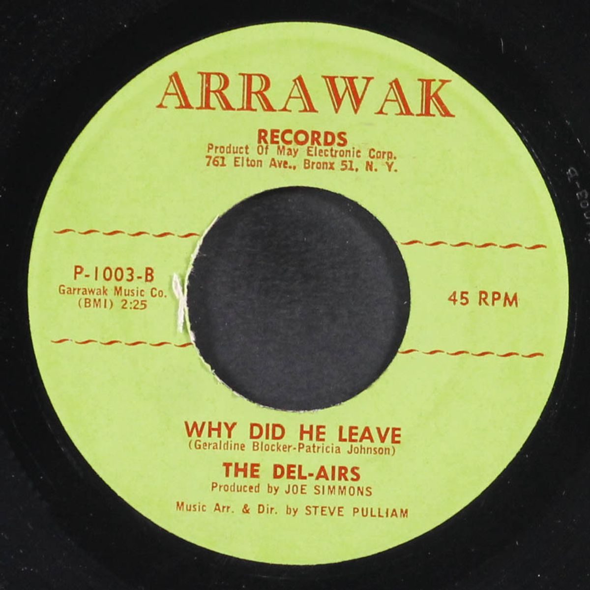i'm lonely / why did he leave by DEL-AIRS