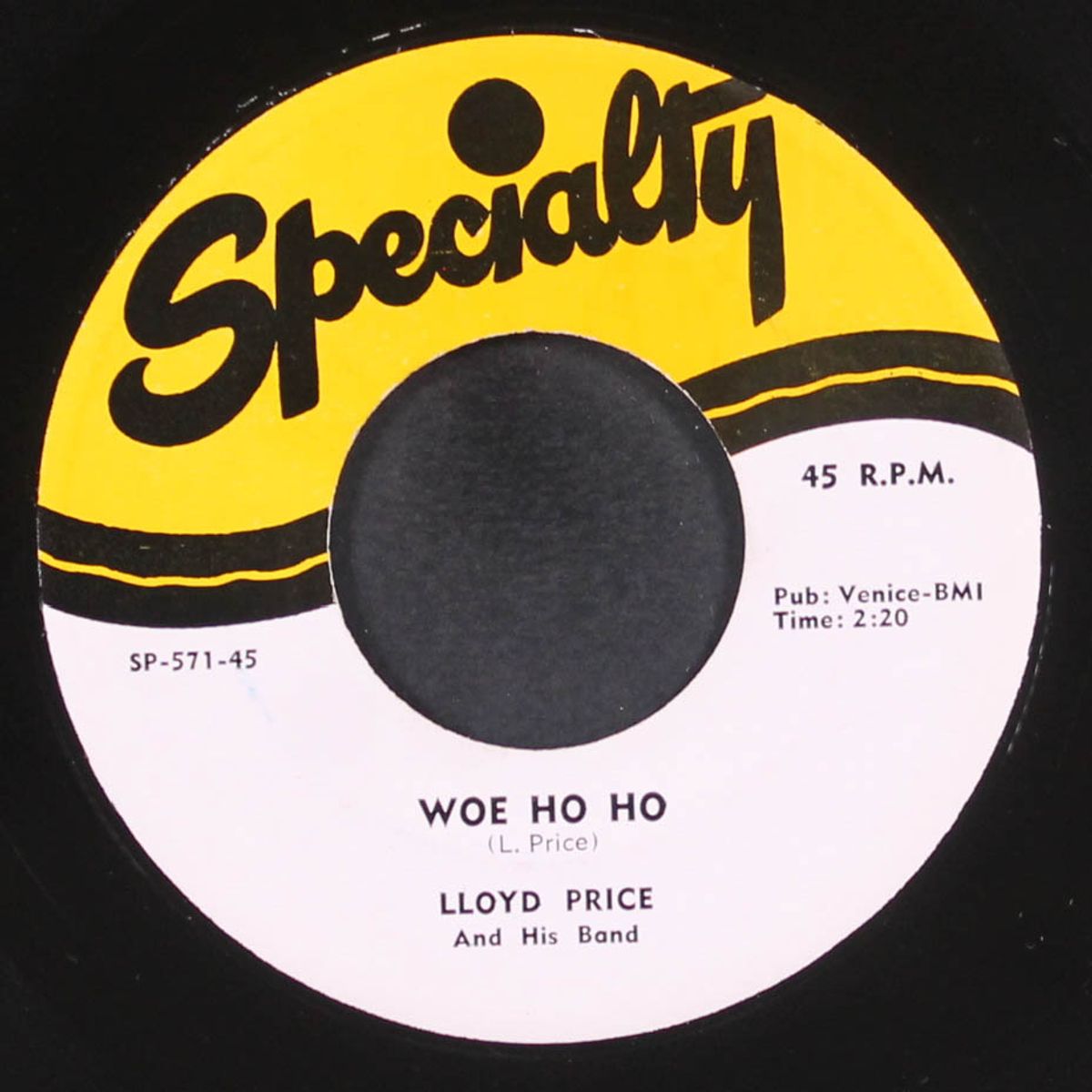 woe ho ho / i yi yi gomen-a-sai by LLOYD PRICE