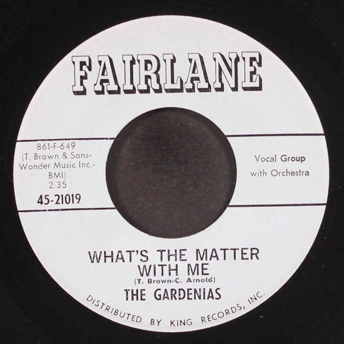 what's the matter with me / darling it's you you you by GARDENIAS