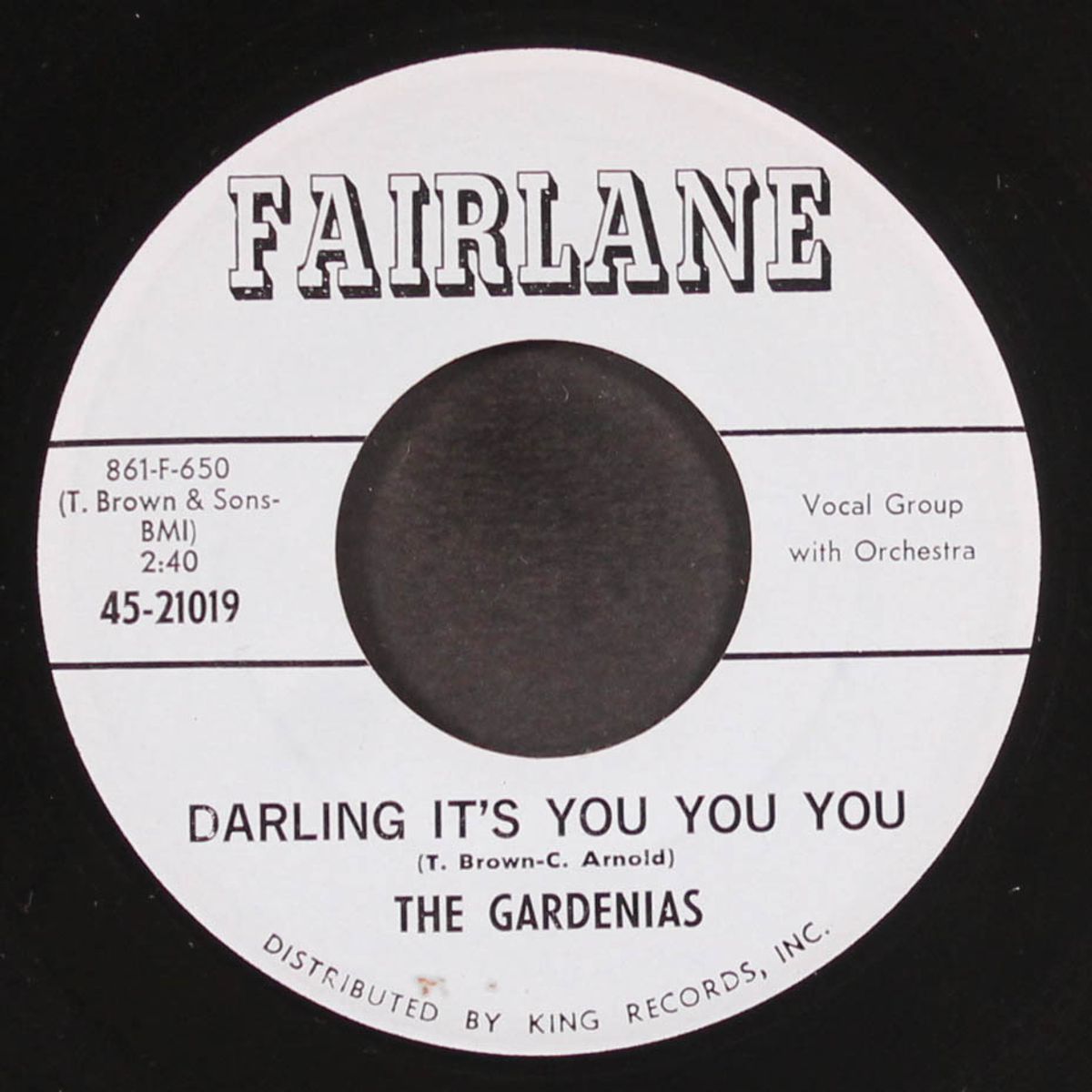 what's the matter with me / darling it's you you you by GARDENIAS