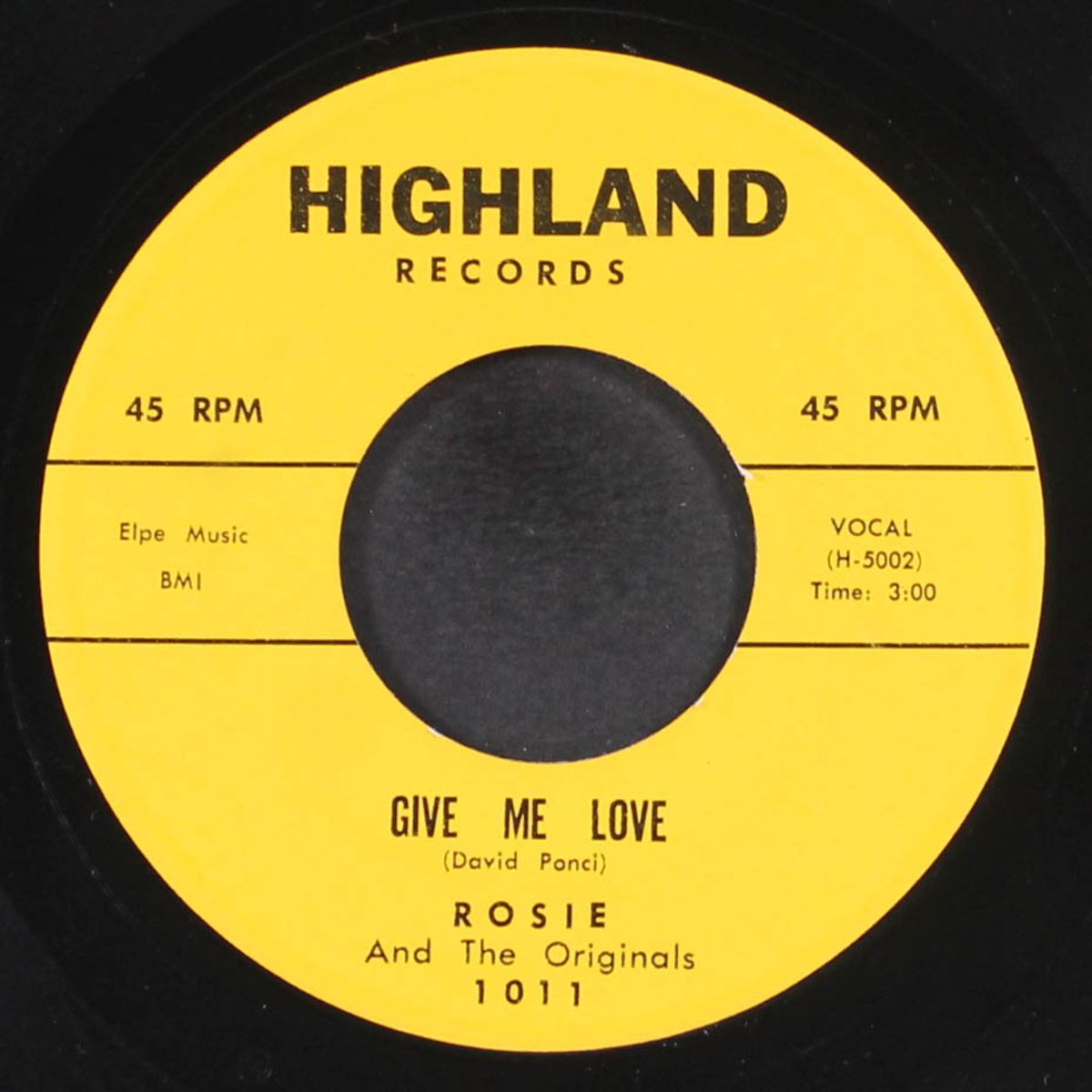angel baby / give me love by ROSIE & ORIGINALS