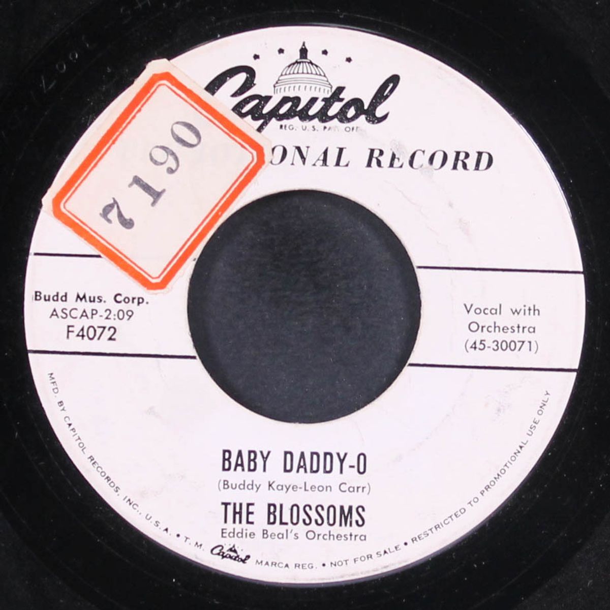 no other love / baby daddy-o by BLOSSOMS