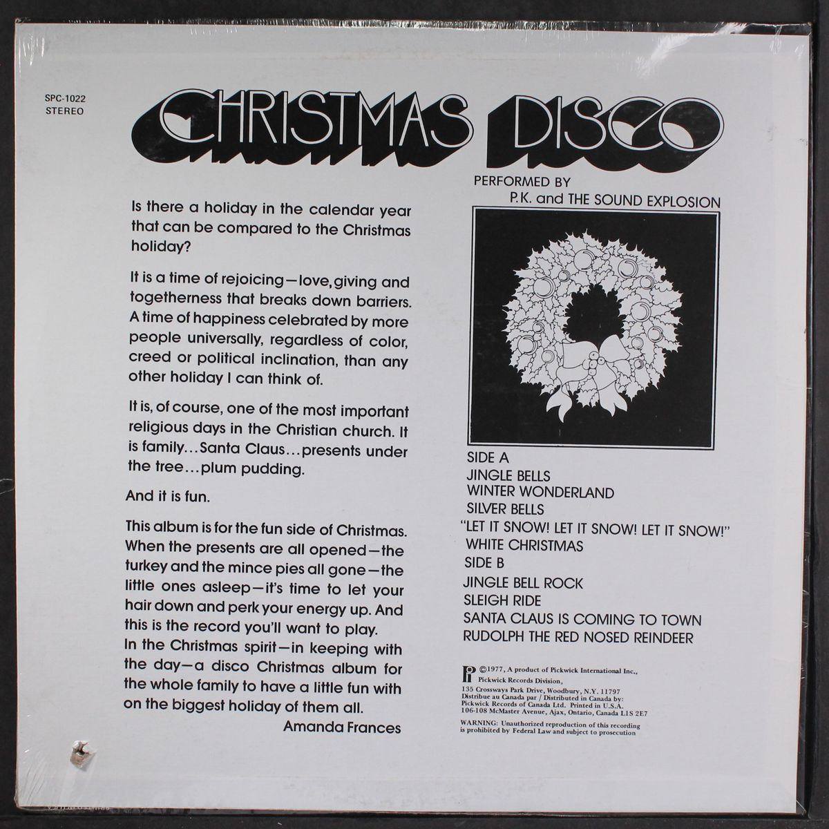 christmas disco by P.K. & SOUND EXPLOSION