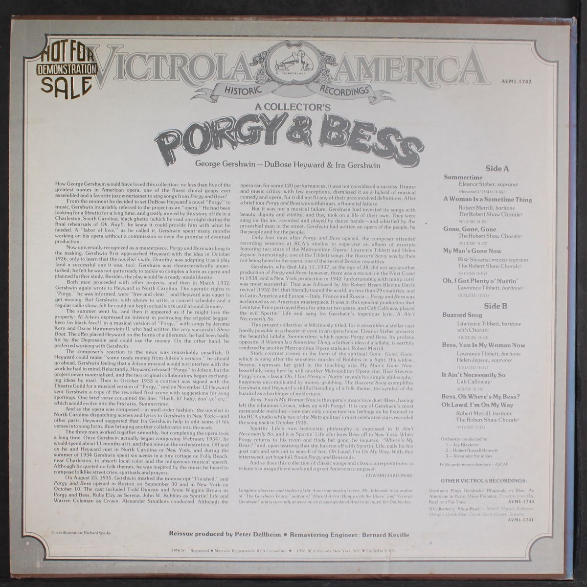 a collector's porgy & bess by VARIOUS