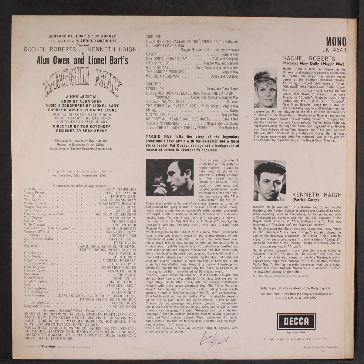 maggie may by ORIGINAL CAST