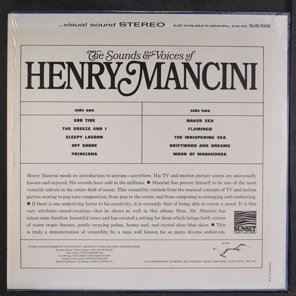 the sounds & voices of by HENRY MANCINI