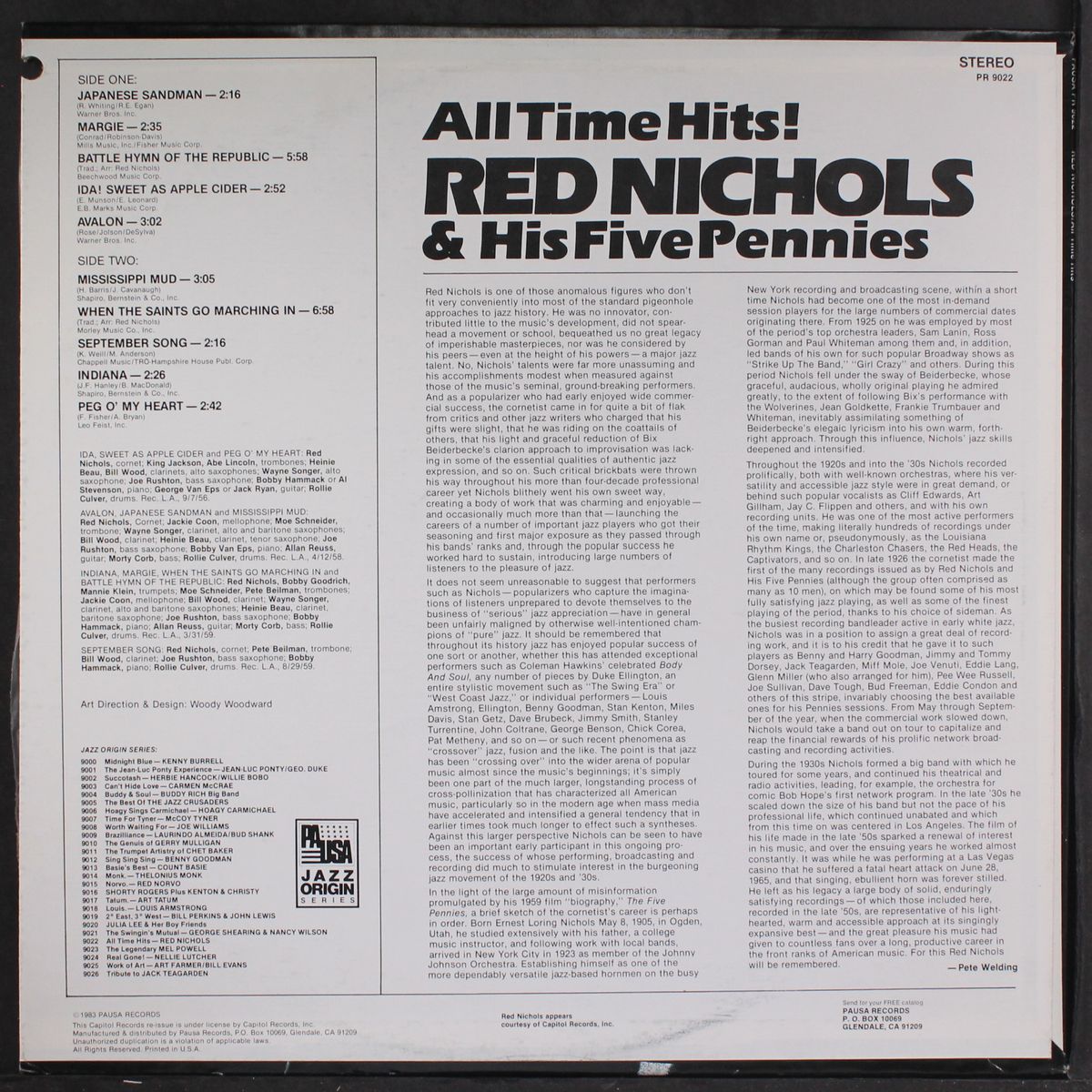 all time hits! by RED NICHOLS