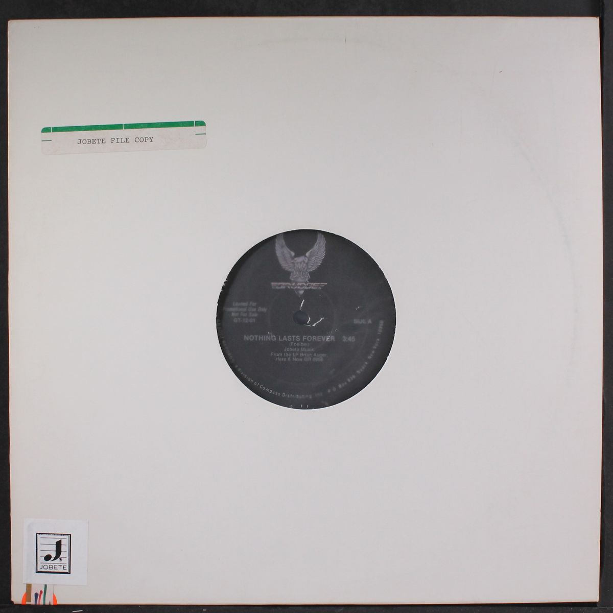 nothing lasts forever / same by BRIAN AUGER