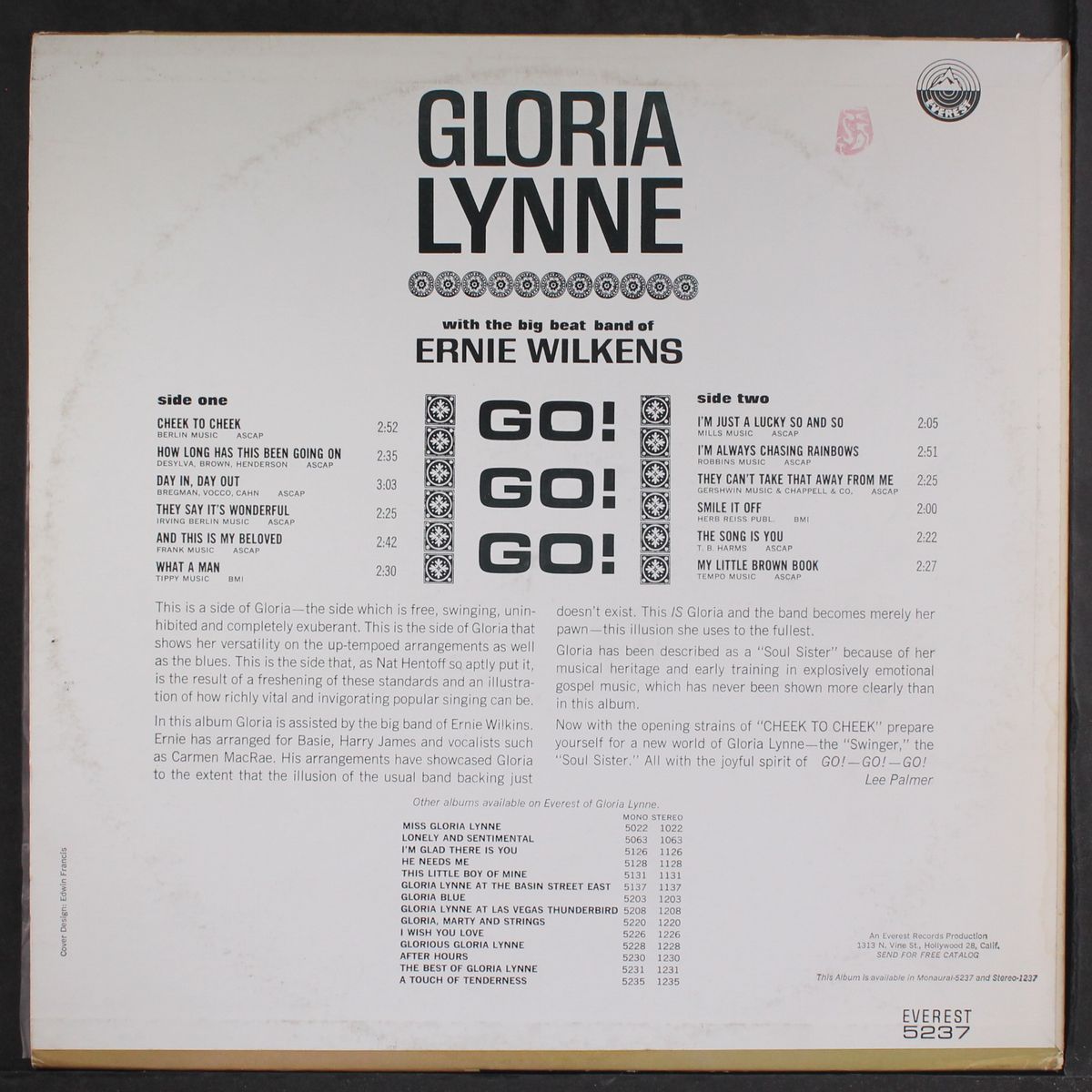 go! go! go! by GLORIA LYNNE