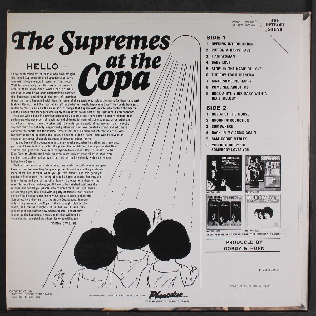 at the copa by SUPREMES
