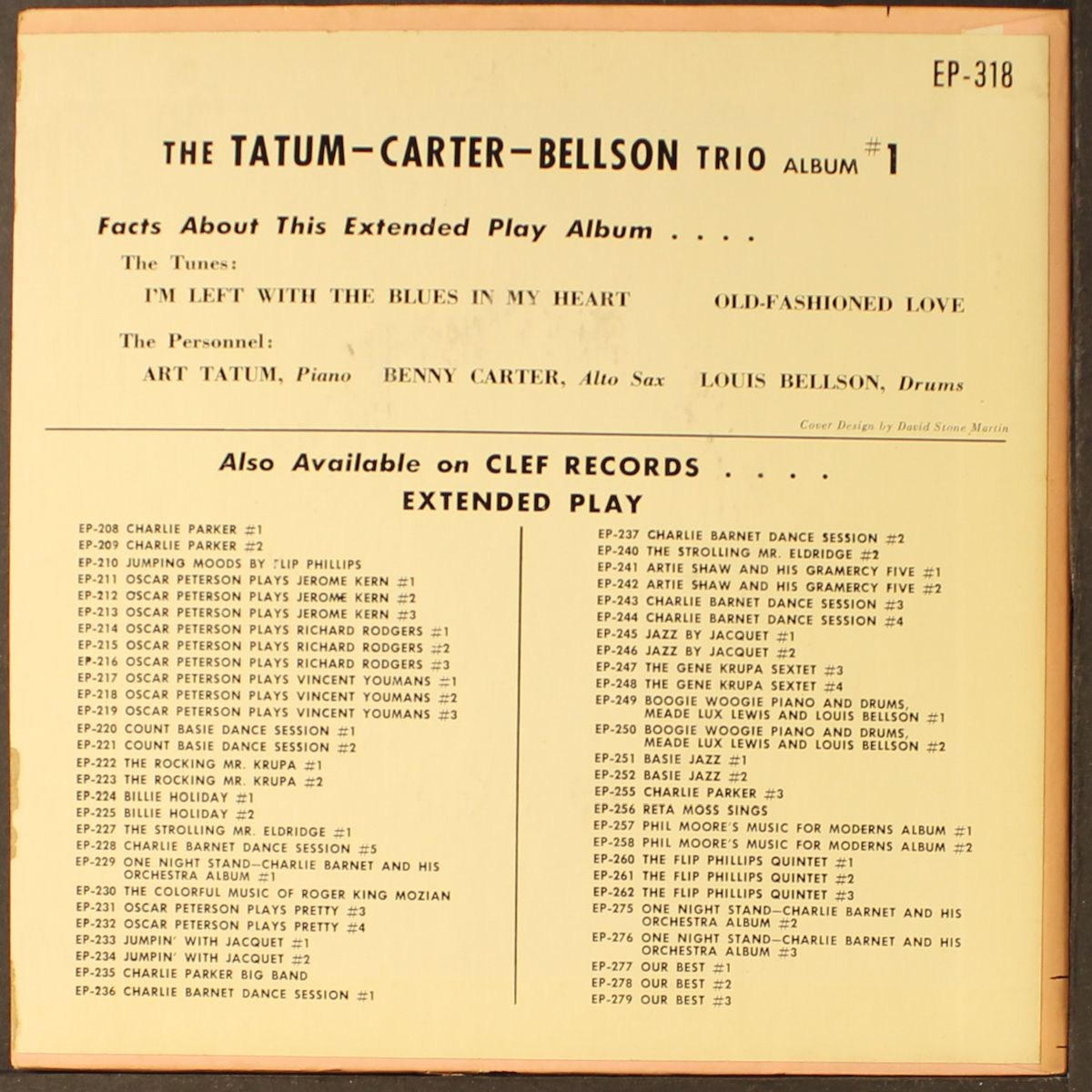 tatum carter bellson #1 by ART TATUM