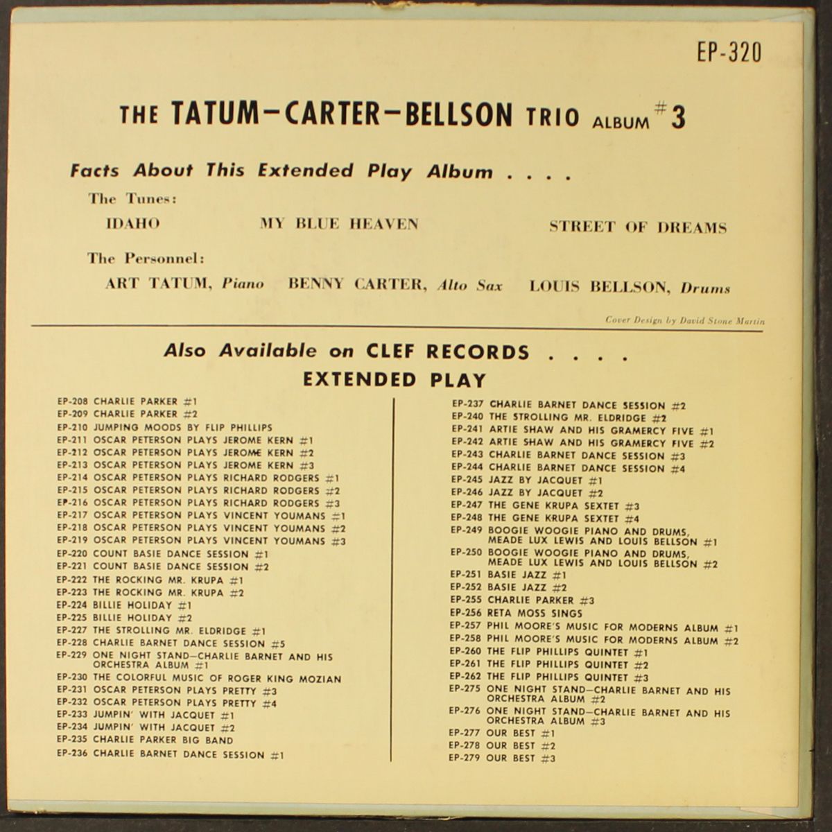tatum carter bellson #3 by ART TATUM