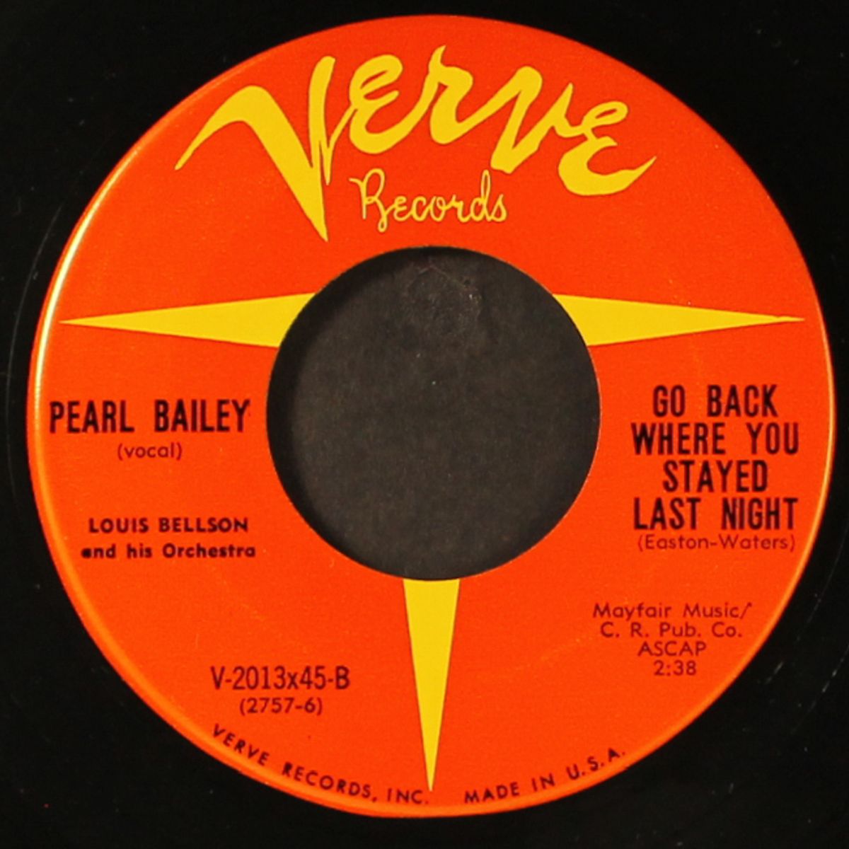 tired / go back where you stayed last night by PEARL BAILEY