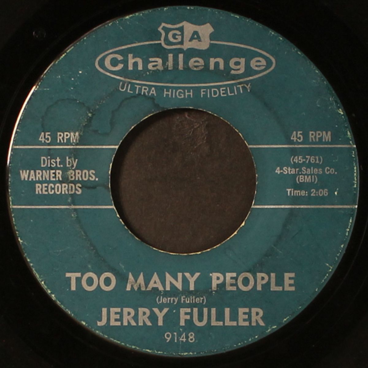 too many people by JERRY FULLER
