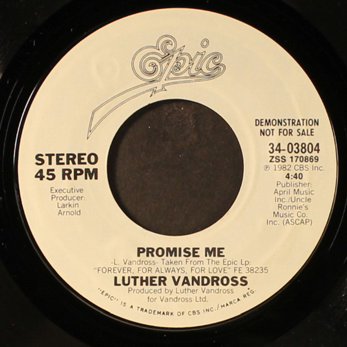 promise me by LUTHER VANDROSS