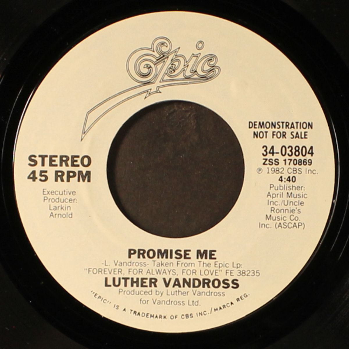promise me by LUTHER VANDROSS
