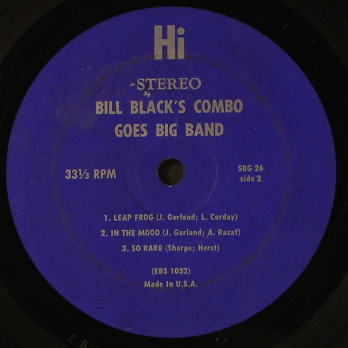 goes big band by BILL BLACK'S COMBO