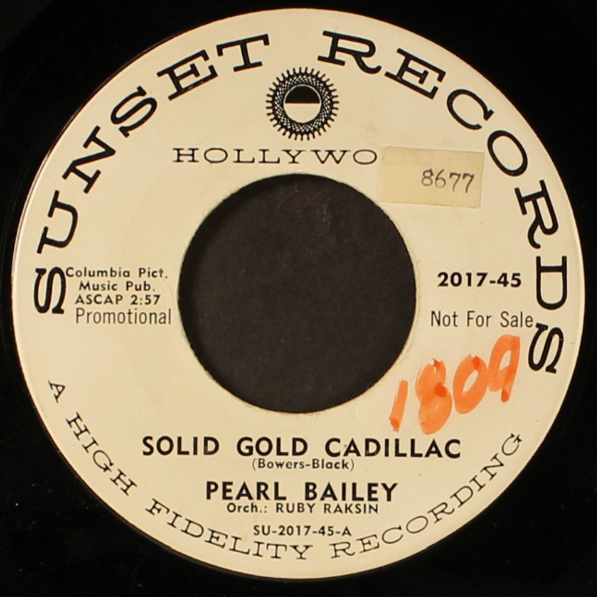solid gold cadillac by PEARL BAILEY