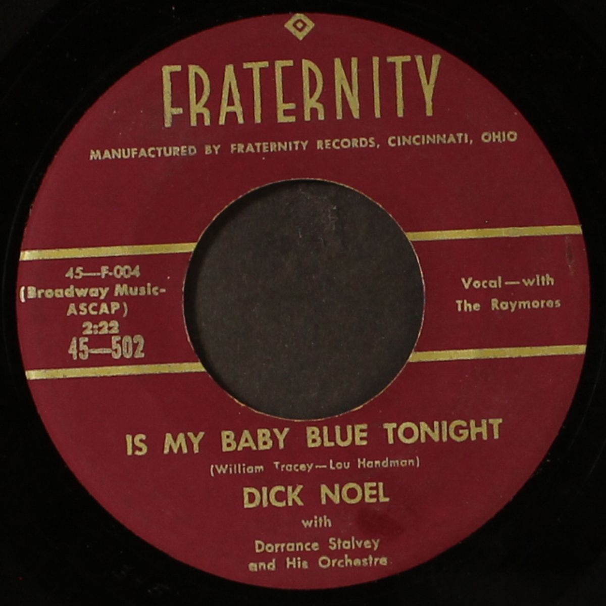 is my baby blue tonight by DICK NOEL