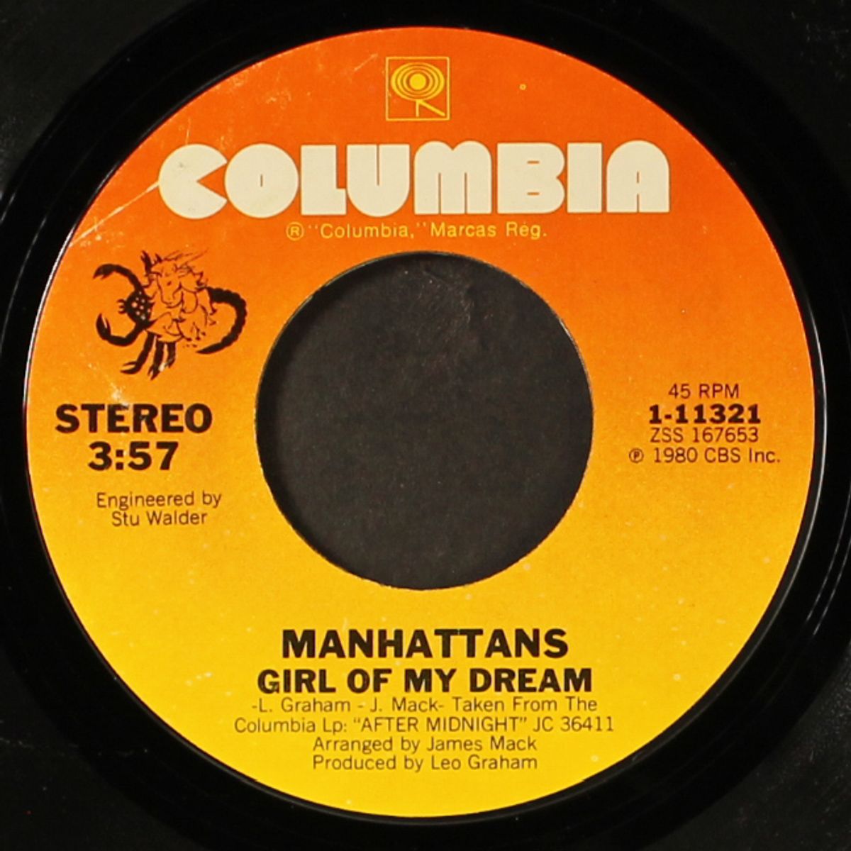 girl of my dream / the closer you are by MANHATTANS