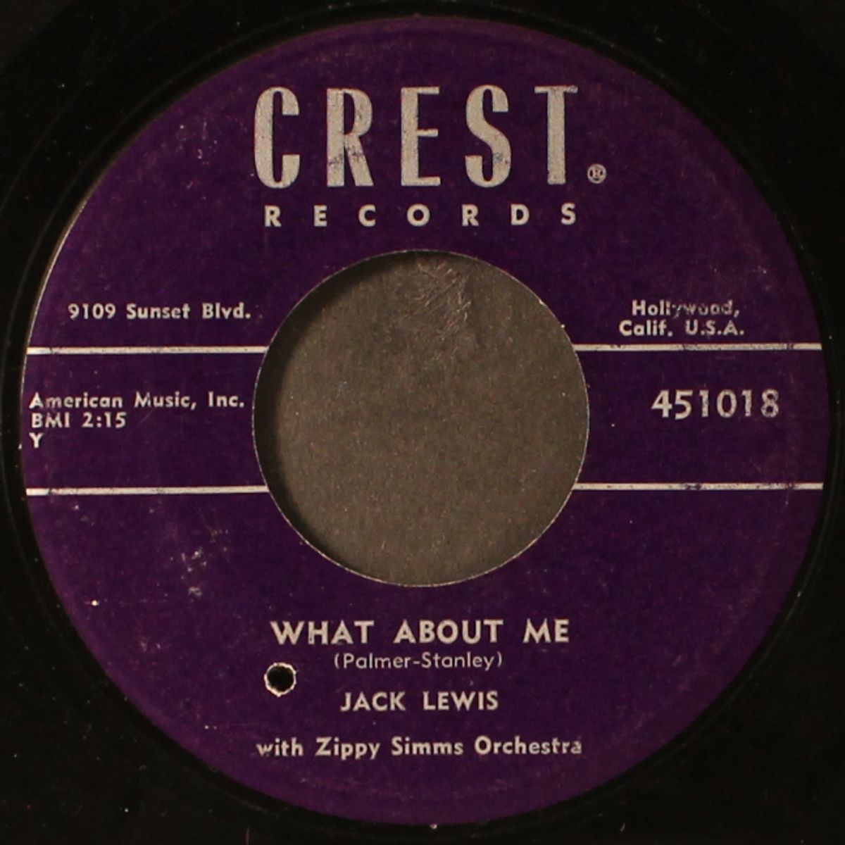 glendora / what about me by JACK LEWIS