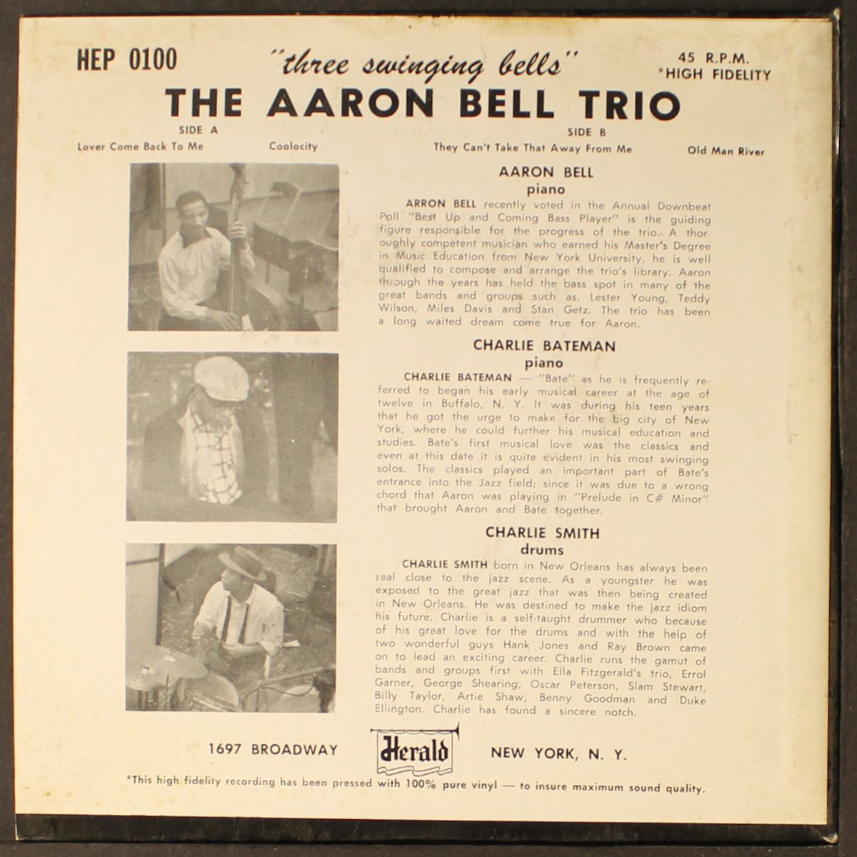 three swinging bells by AARON BELL
