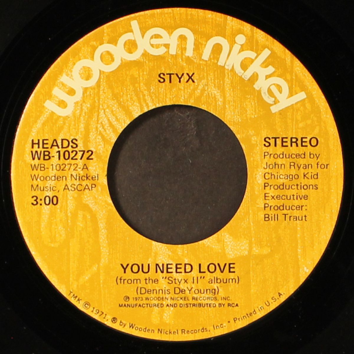 you need love / you better ask by STYX