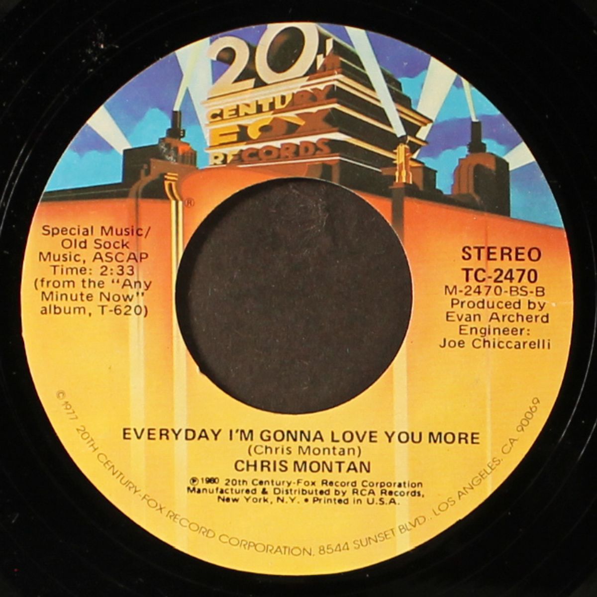 everyday i'm gonna love you more / is this the way of love by CHRIS MONTAN