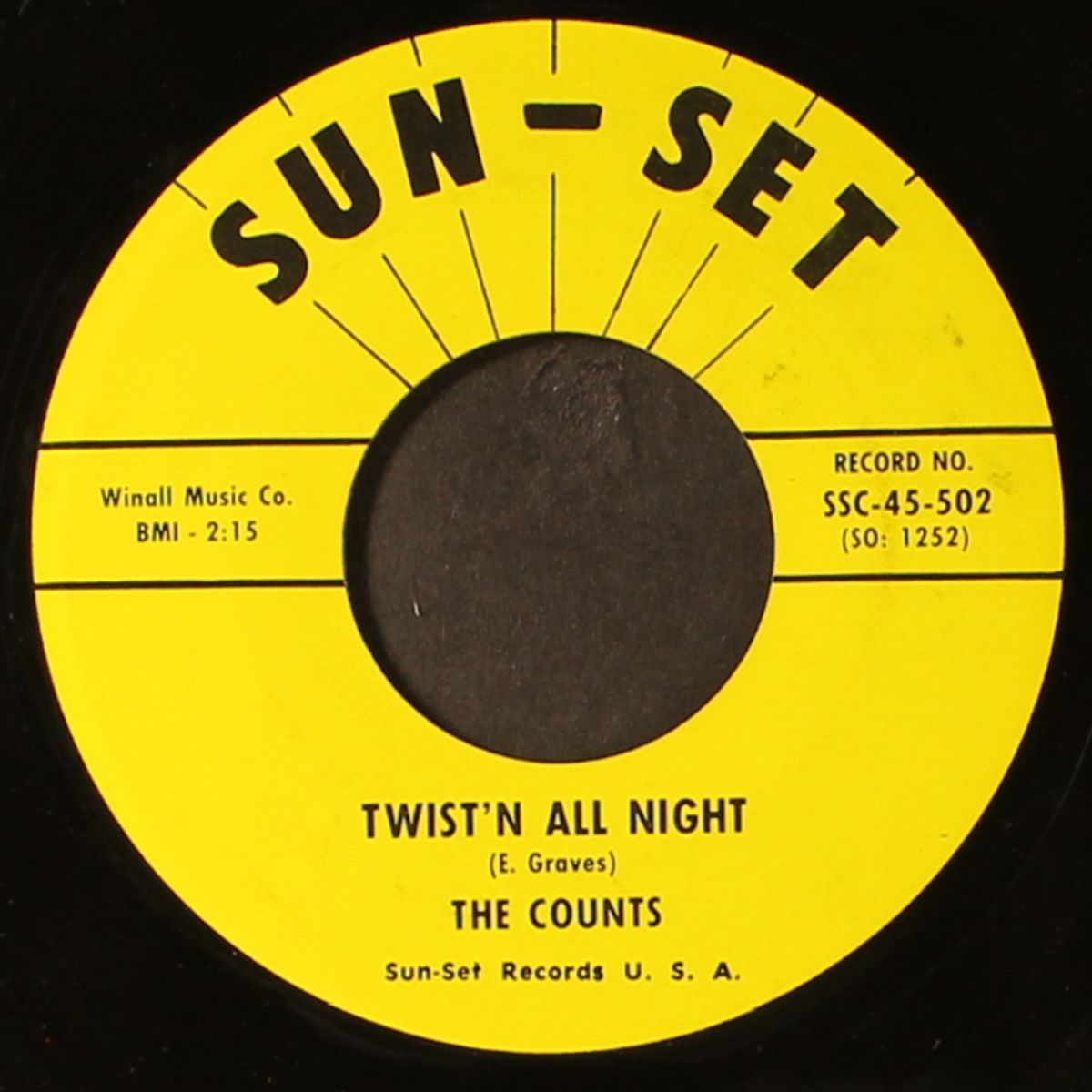 touch-me / twist'n all night by COUNTS