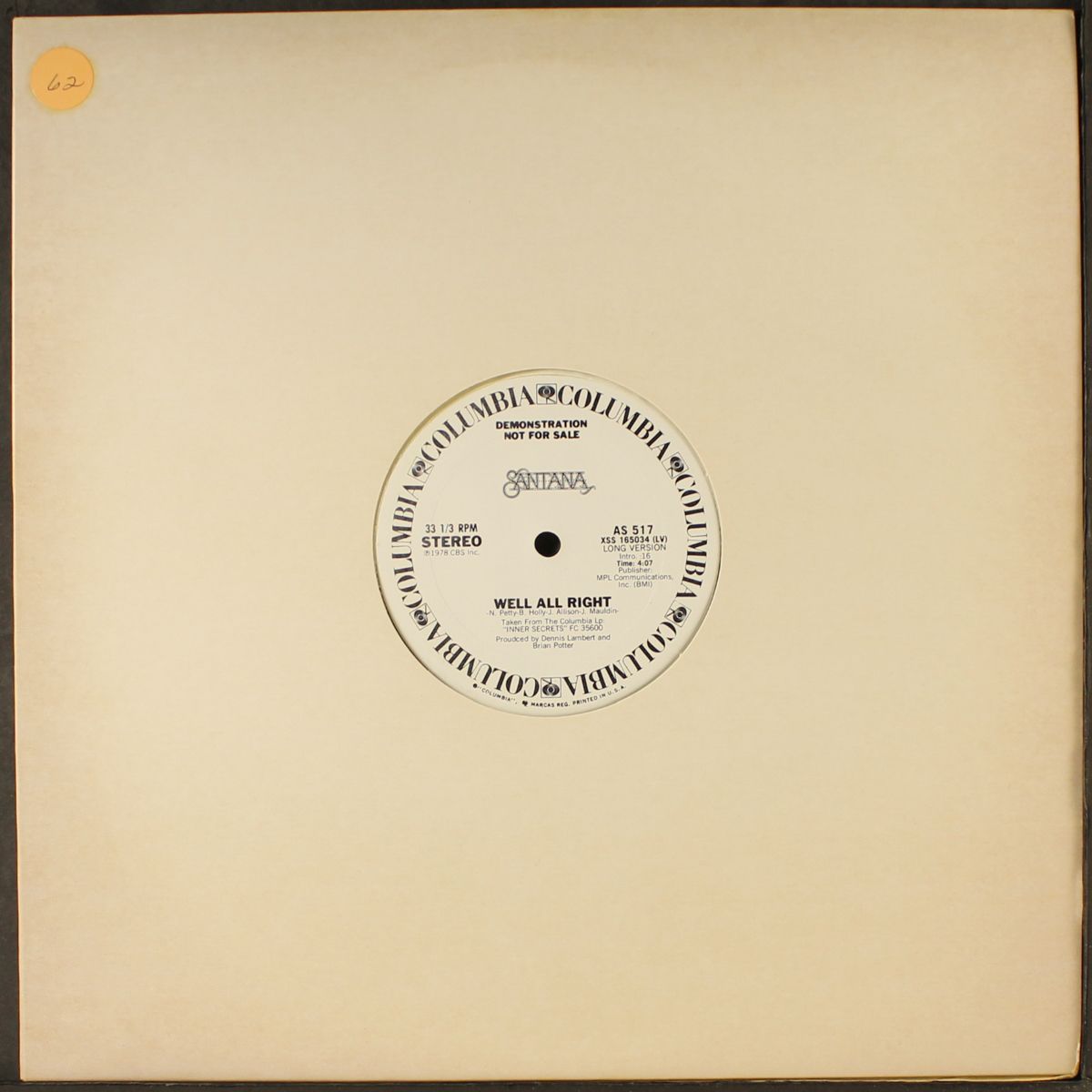 well all right / short by SANTANA