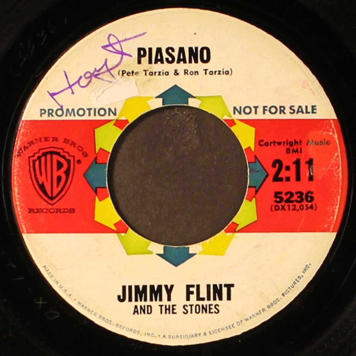 piasano / have you been there by JIMMY FLINT & STONES