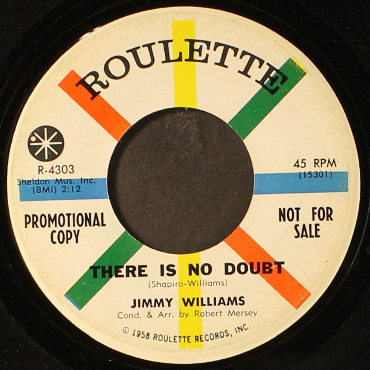 what a change / there is no doubt by JIMMY WILLIAMS