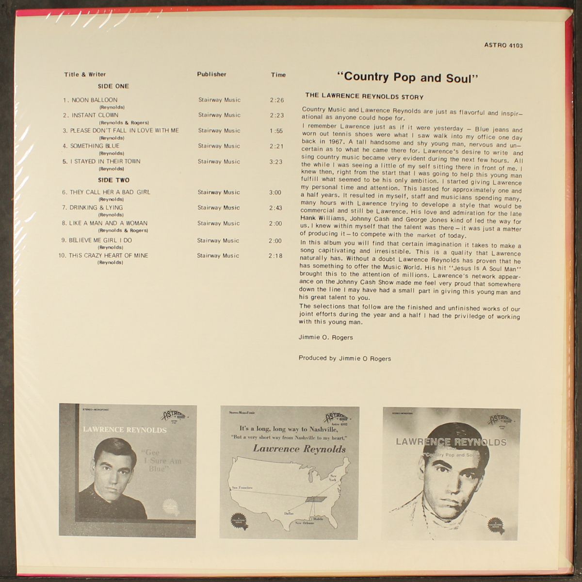 country pop and soul by LAWRENCE REYNOLDS
