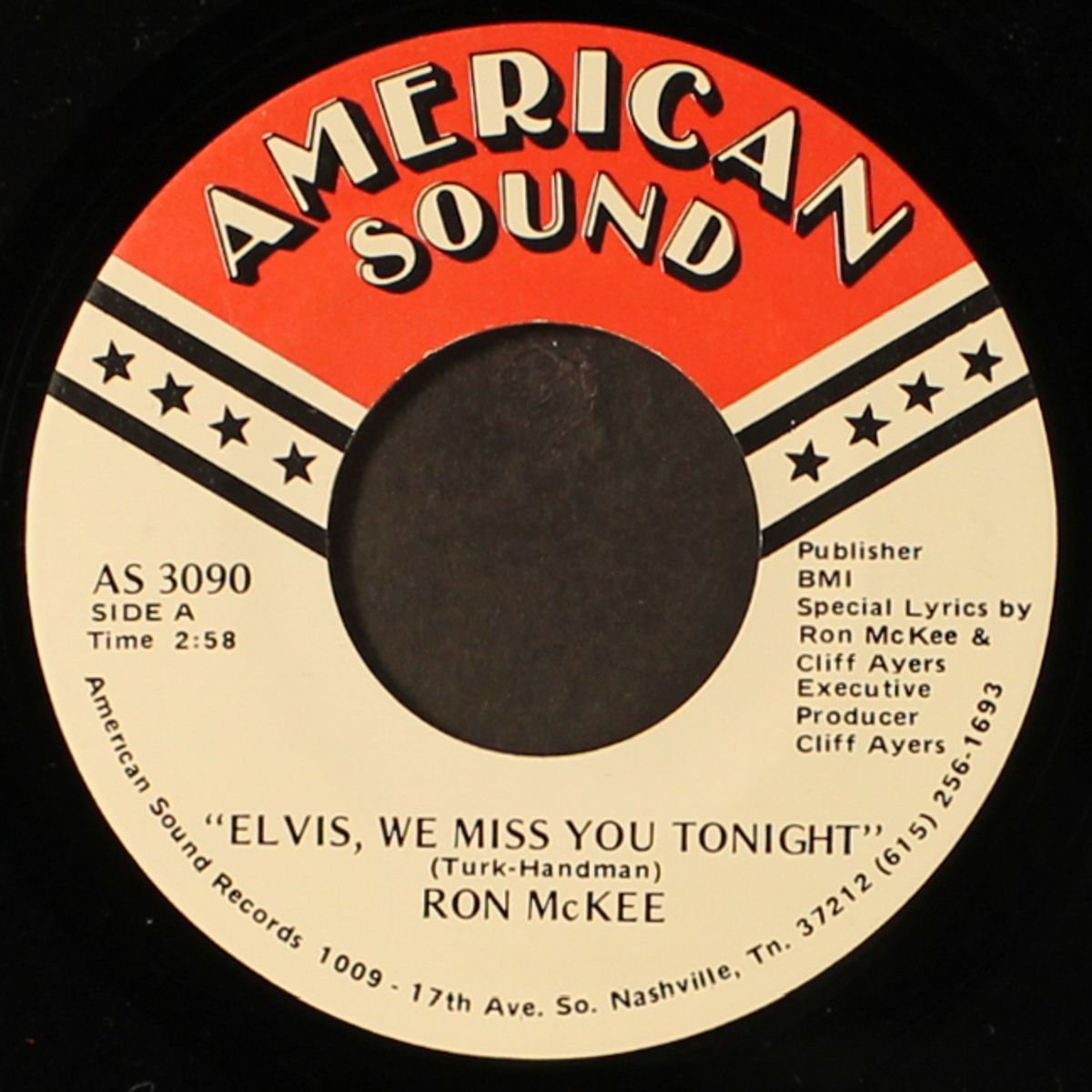 elvis, we miss you tonight by RON MCKEE