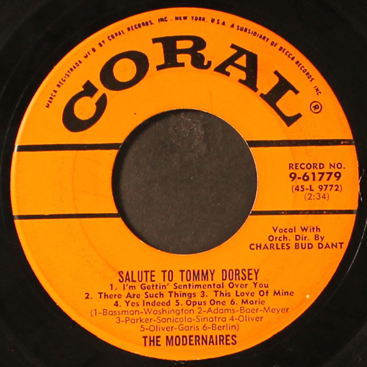 salute to tommy dorsey medley by MODERNAIRES