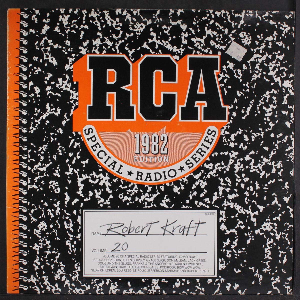 edition special radio series, volume 20 by ROBERT KRAFT