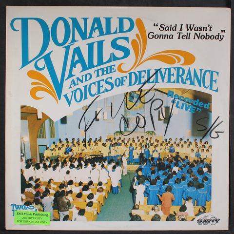 DONALD VAILS & VOICES OF DELIVERANCE