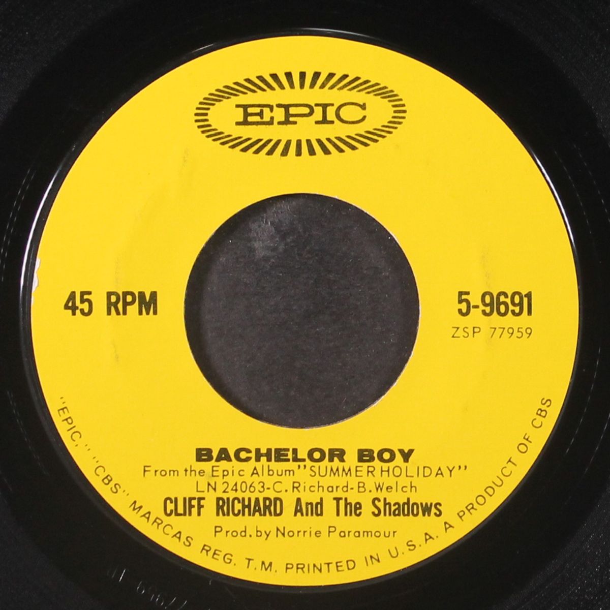 true, true lovin' / bachelor boy by CLIFF RICHARD & SHADOWS