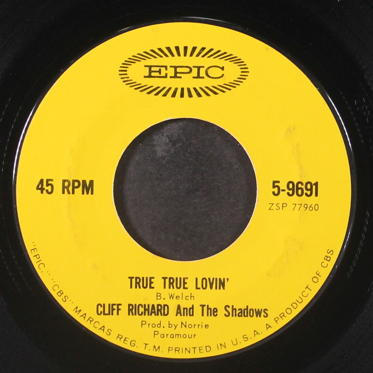 true, true lovin' / bachelor boy by CLIFF RICHARD & SHADOWS